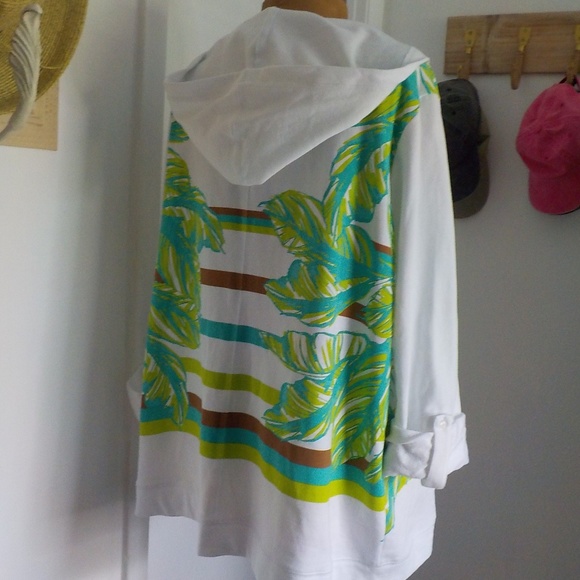 Tropical Hoodie Sweatshirt/Jacket - Picture 5 of 11